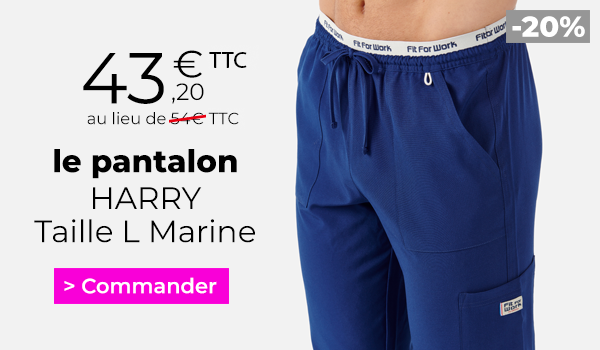 Blouse et pantalon pour dentiste en promotion à -20%